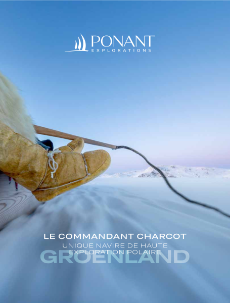 Couverture : Commandant Charcot — Groenland