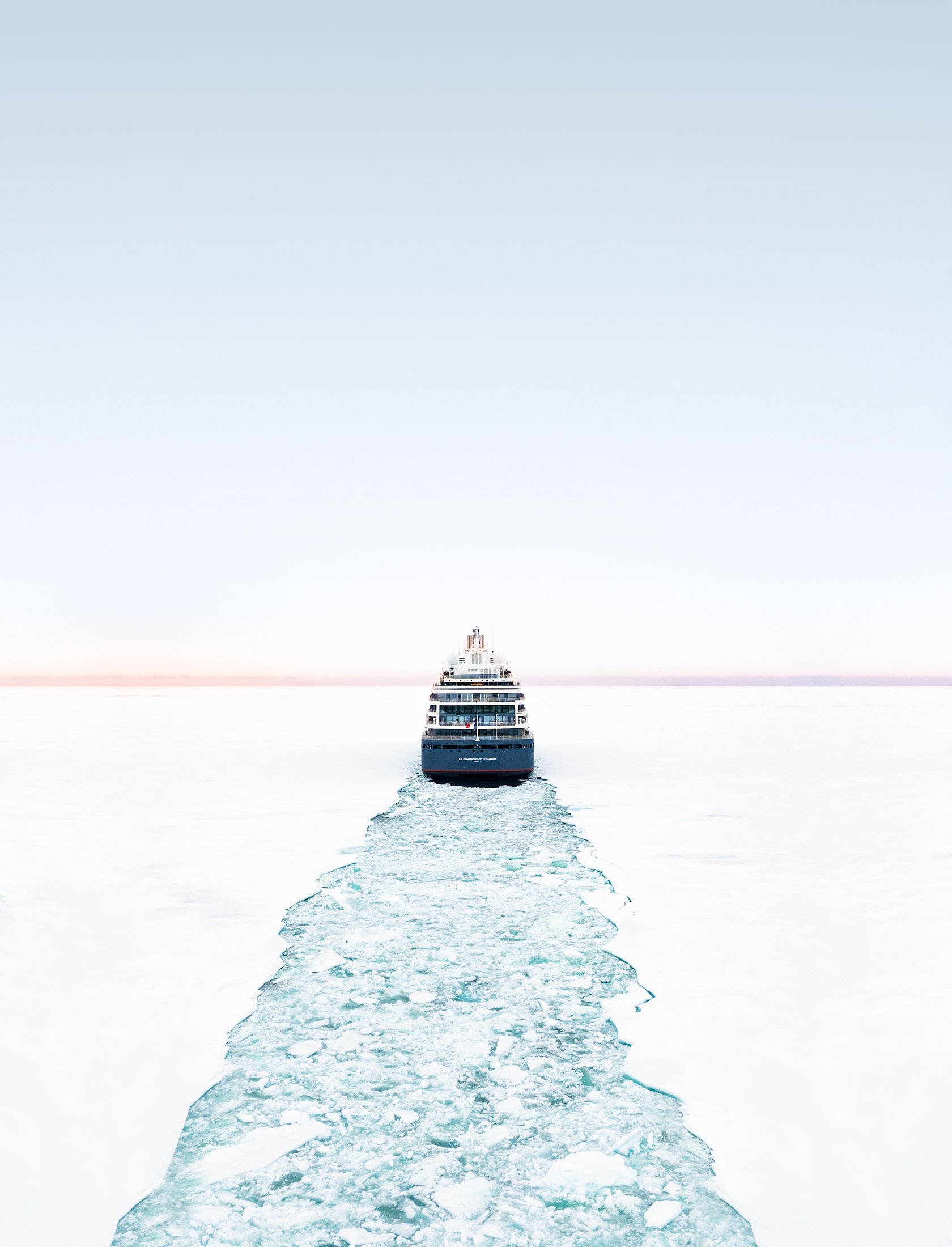 Le Commandant Charcot - Vue aérienne